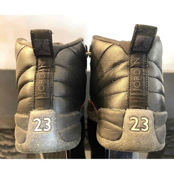 Nike Air Jordan 12 Retro Utility Shoes Boys 6.5Y Black Lace Up Sneakers Womens 8 - Picture 6 of 13